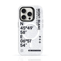 __vg|Beyaz|0|6948005903565-01|Apple iPhone 14 Pro Max Kılıf MagSafe Şarj Özellikli Koordinat Yazı Desenli Benks Summit Serisi Kapak