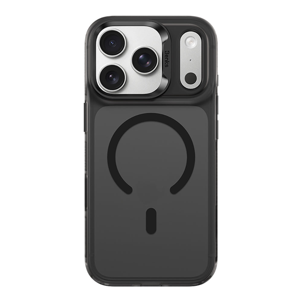 __vg|Siyah|0|6948005919955-01|Apple iPhone 17 Pro Max Kılıf MagSafe Şarj Özellikli Benks C-Magnet Lucid Armor Kapak