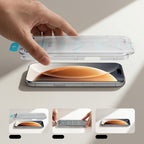 __vg|Şeffaf|13|6948005927417-14|Apple iPhone 17 Pro Max Benks OmniWarrior Eye-Friendly Cam Ekran Koruyucu + Kolay Uygulama Aparatlı