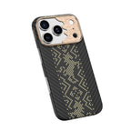 __vg|Siyah|1|6948005960216-02|Apple iPhone 17 Pro Max Kılıf MagSafe Şarj Özellikli Karbon Fiber Tasarımlı Benks Knight ArmorAir Kevlar Kapak
