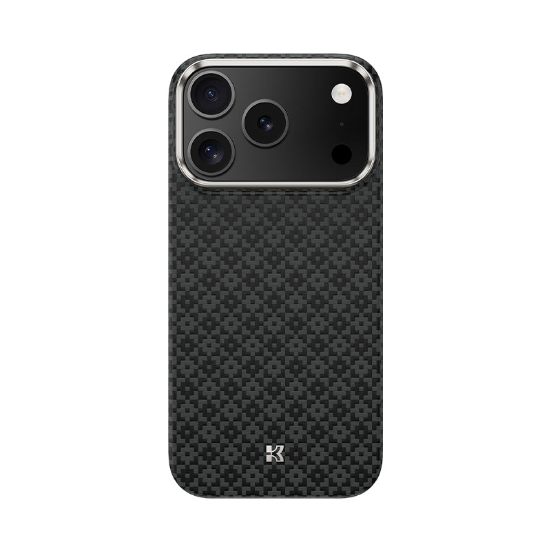 __vg|Siyah|0|6948005962012-01|Apple iPhone 17 Pro Max Kılıf MagSafe Şarj Özellikli Benks ArmorAir ArmorGrid Serisi Kevlar Karbon Kapak