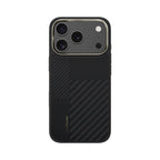 __vg|Siyah|0|6948005963446-01|Apple iPhone 17 Pro Max Kılıf MagSafe Şarj Özellikli Karbon Fiber Benks Montage Hybrid ArmorPro Kevlar Kapak