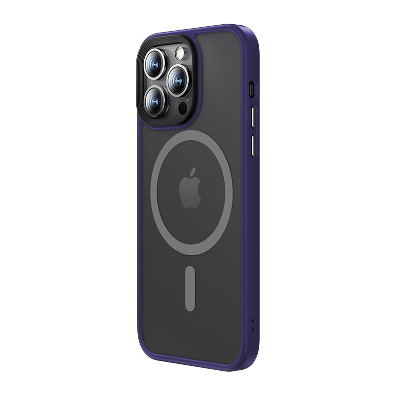 __vg|Derin Mor|0|6948005983932-01|Apple iPhone 14 Pro Max Kılıf MagSafe Şarj Özellikli Benks Mist Hybrid Kapak