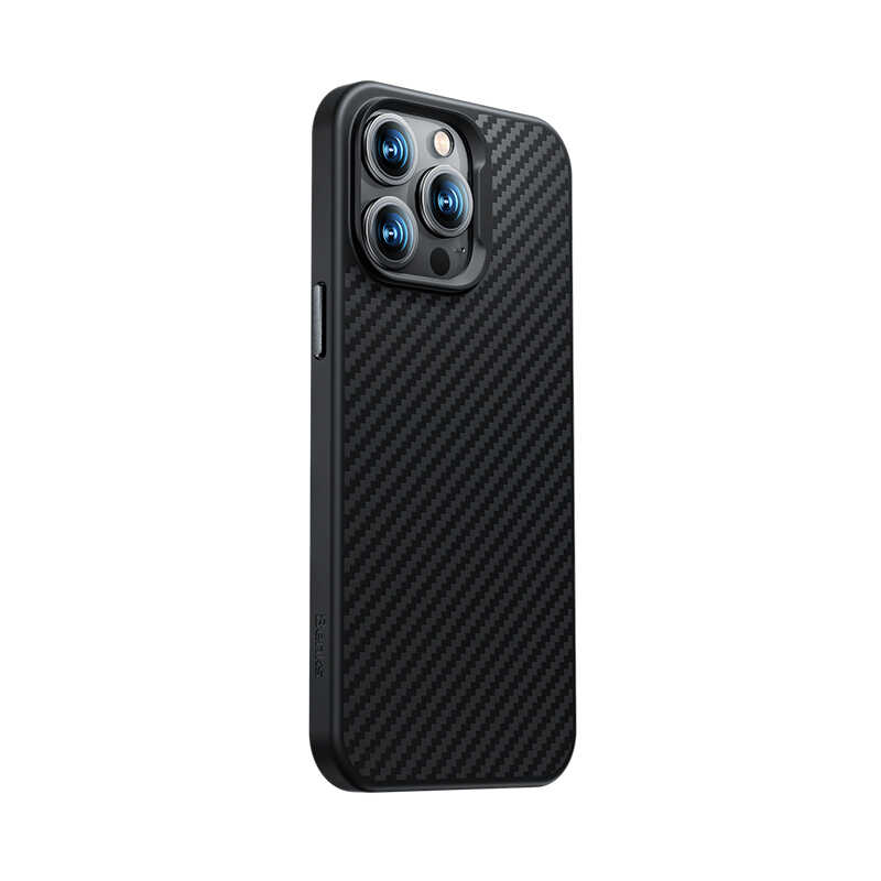 __vg|Siyah|0|6948005984335-01|Apple iPhone 14 Pro Max Kılıf Karbon Fiber Benks Civilian Aramid Protective Kapak