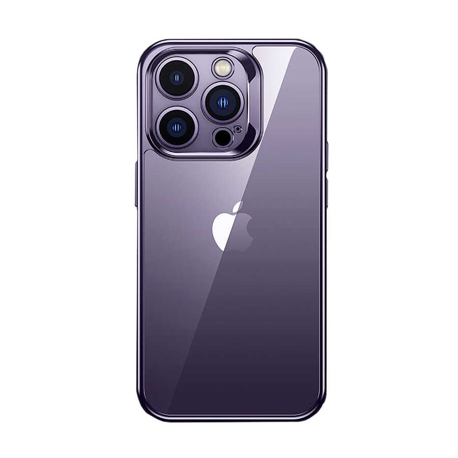 __vg|Mor|0|6948005985165-01|Apple iPhone 14 Pro Max Kılıf Benks Electroplating TPU Kapak Ekran Koruyucu Hediyeli