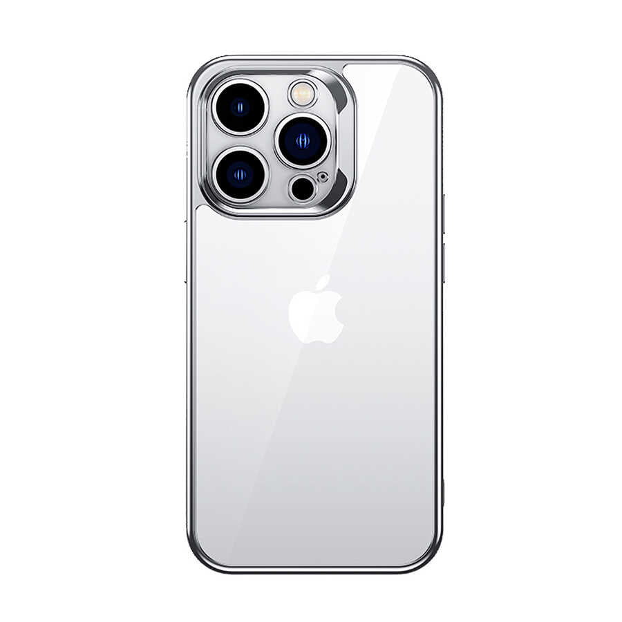 __vg|Gümüş|0|6948005985288-01|Apple iPhone 14 Pro Max Kılıf Benks Electroplating TPU Kapak Ekran Koruyucu Hediyeli