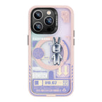 __vg|Pembe|0|6948005988265-01|Apple iPhone 14 Pro Max Kılıf MagSafe Şarj Özellikli Benks Casebang Rabbit Kapak