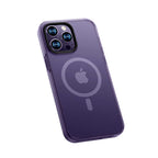 __vg|Mor|0|6948005988586-01|Apple iPhone 14 Pro Max Kılıf Kenarları Silikon Airbagli Mat Arka Yüzey Benks Icesand Kapak