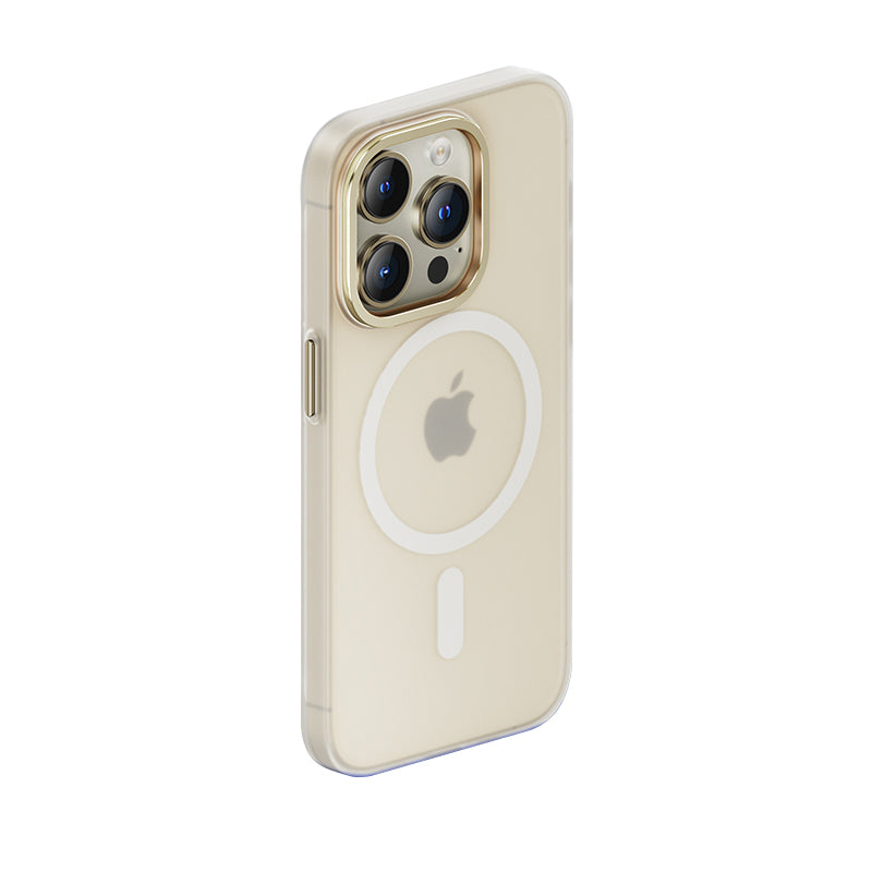 __vg|Gold|0|6948005989095-01|Apple iPhone 14 Pro Max Kılıf Wireless Şarj Destekli Benks Yeni Seri Magnetik Haze Kapak