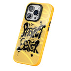 __vg|Turuncu|0|6948005992422-01|Apple iPhone 14 Pro Max Kılıf Airbagli TPU Yazı Temalı Benks Dynamic New Kapak