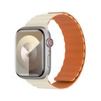 __vg|Starlight-Turuncu|0|6948005997182-01|Apple Watch 42mm Benks Magnetik Tak Çıkar Silikon Strap Kayış