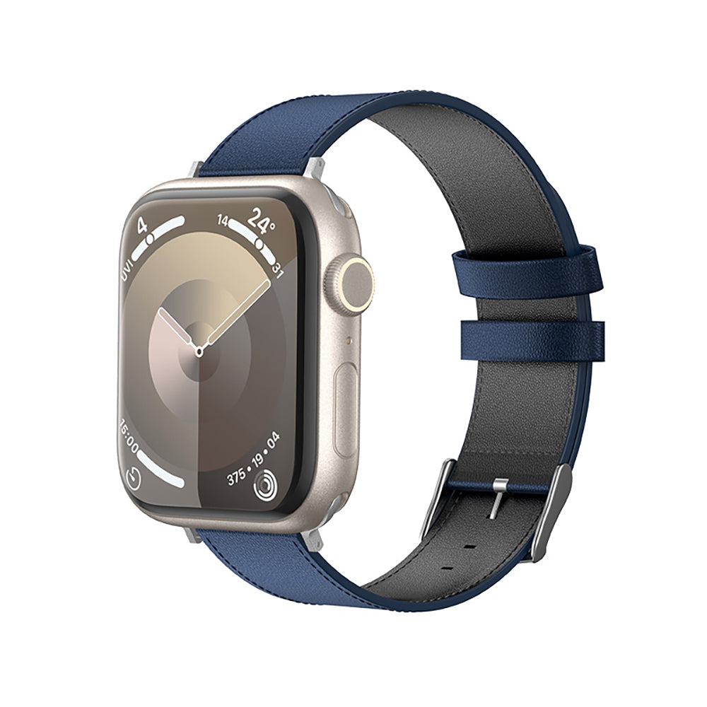 __vg|Mavi|0|6948005999216-01|Apple Watch 38mm Benks Vintage Genuine Leather Serisi Deri Kordon Strap Kayış