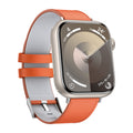 __vg|Turuncu|0|6948005999223-01|Apple Watch 10 42mm Benks Vintage Genuine Leather Serisi Deri Kordon Strap Kayış