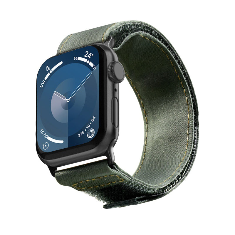 __vg|Koyu Yeşil|0|6950941409568-01|Apple Watch 44mm Raptic Canvas Serisi Kumaş Kordon