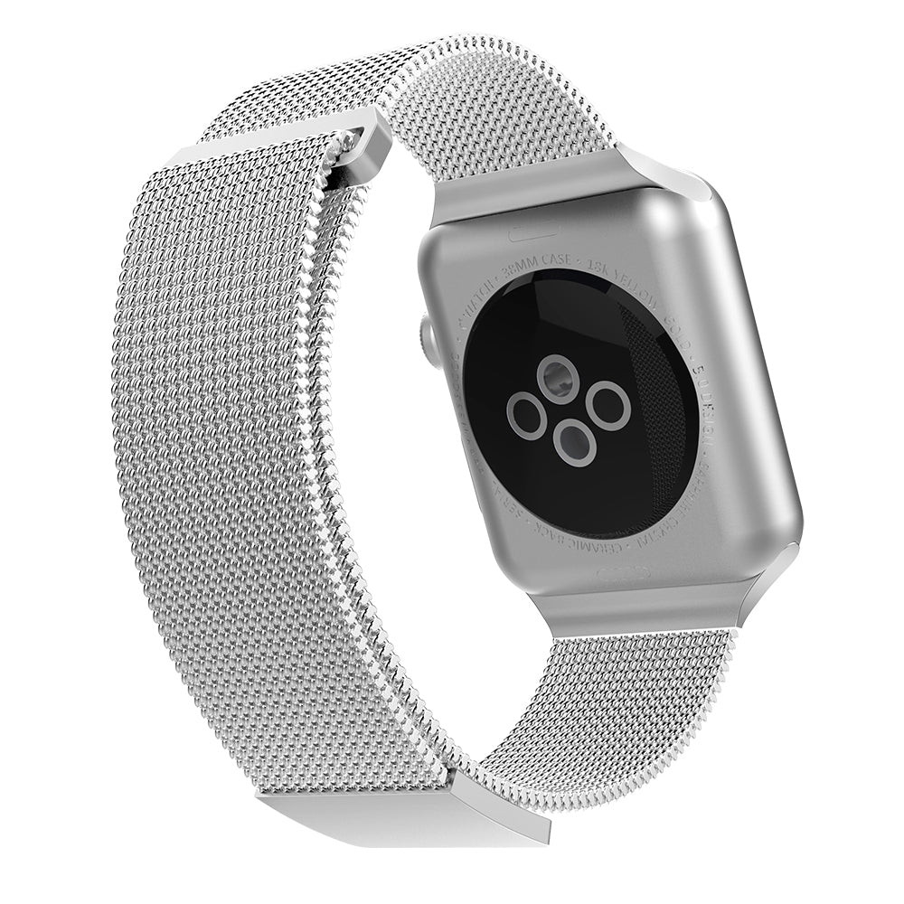 __vg|Gümüş|0|6950941479868-01|Apple Watch 42mm Raptic Mesh Band Serisi Metal Hasır Kordon