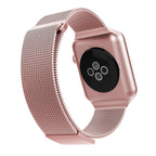 __vg|Rose Gold|0|6950941480307-01|Apple Watch 44mm Raptic Mesh Band Serisi Metal Hasır Kordon