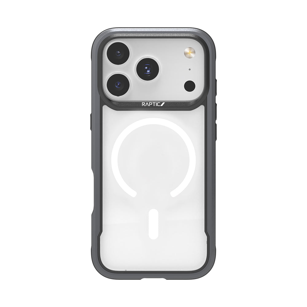 __vg|Siyah|0|6950941499293-01|Apple iPhone 17 Pro Max Kılıf MagSafe Şarj Özellikli Airbagli Raptic Shield Serisi Şeffaf Arka Yüzey Kapak
