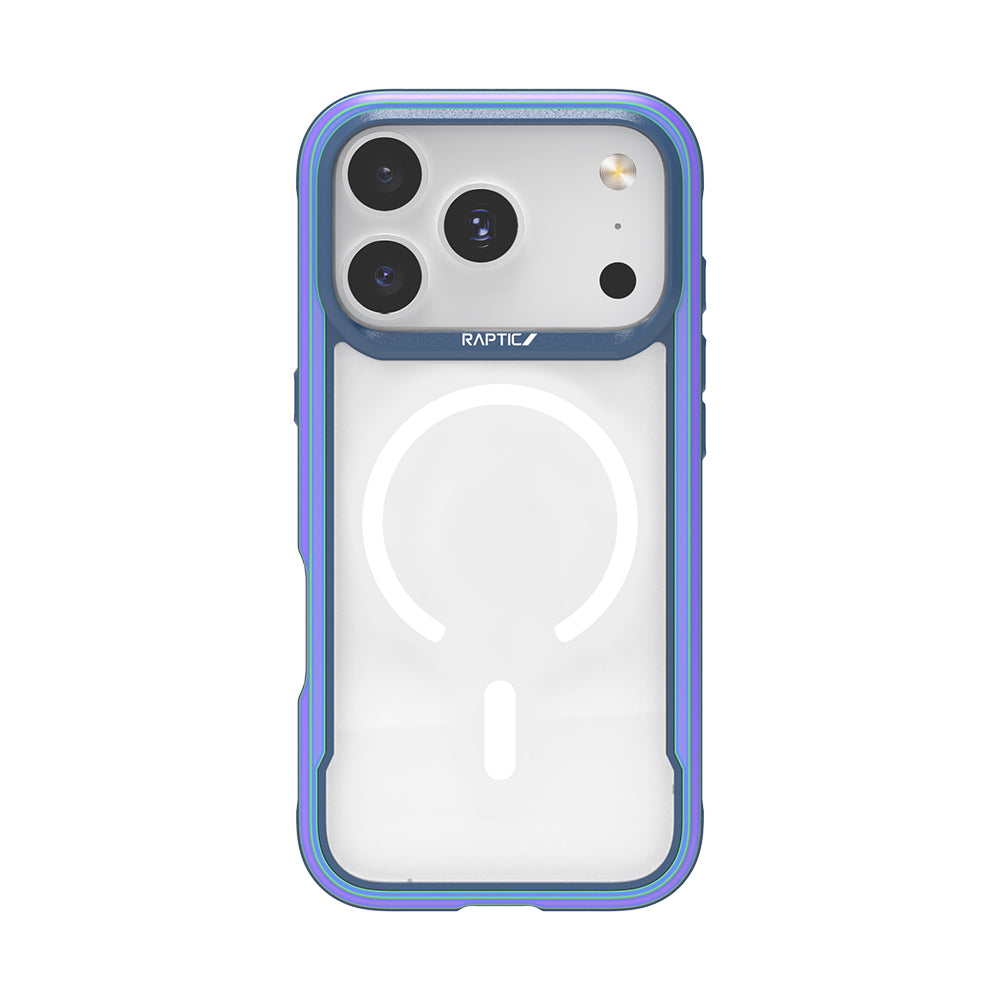 __vg|Colorful|0|6950941499309-01|Apple iPhone 17 Pro Max Kılıf MagSafe Şarj Özellikli Airbagli Raptic Shield Serisi Şeffaf Arka Yüzey Kapak