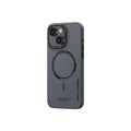 __vg|Gri|0|6955482524268-01|Apple iPhone 15 Plus Kılıf Recci Machinist Serisi M-safe Şarj Özellikli Magnetik Karbon Kapak