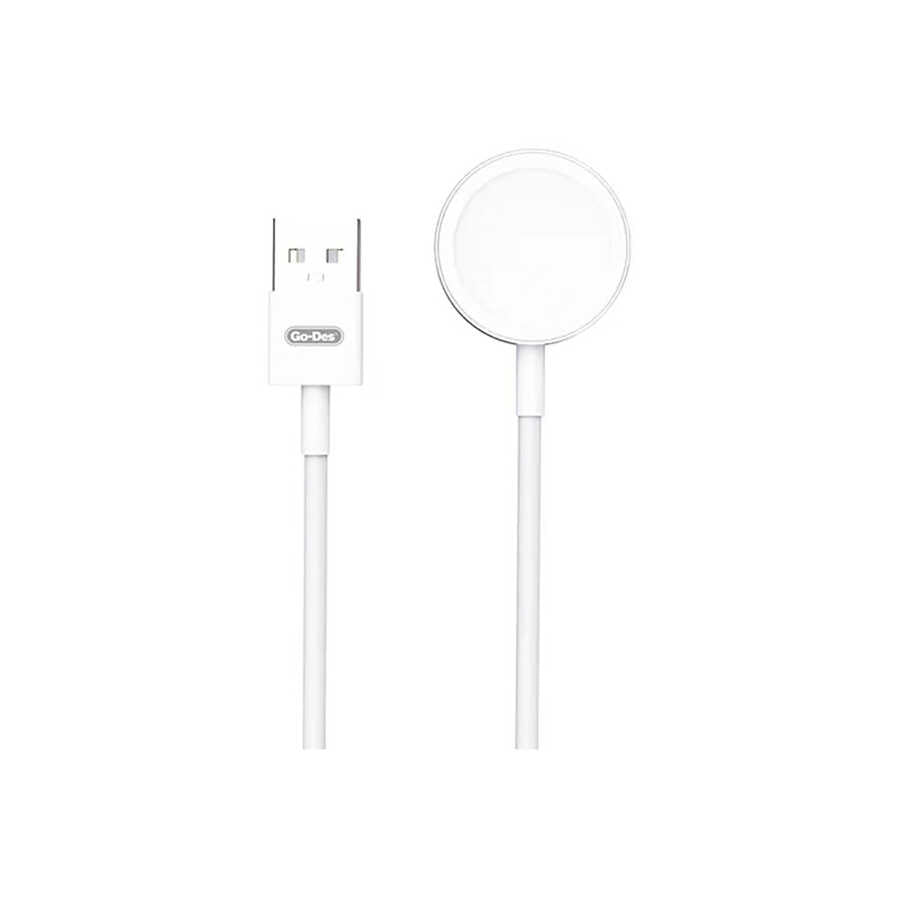 __vg|Beyaz|0|6972496466490-01|Go Des GD-UC580 Apple Watch Serisi Akıllı Saat Wireless USB Şarj Kablosu