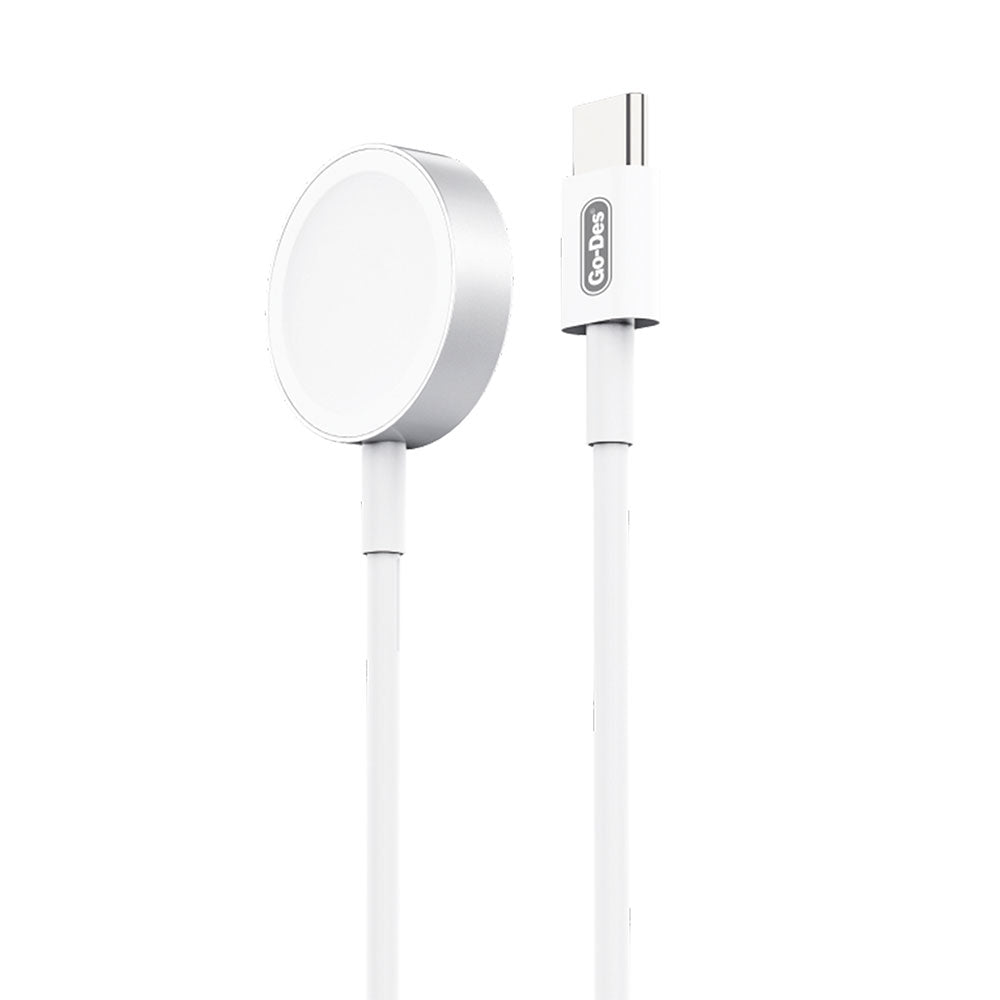 __vg|Beyaz|0|6972496467909-01|Go Des GD-UC591 Apple Watch Serisi Akıllı Saat Wireless Type-C Şarj Kablosu