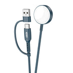 __vg|Royal Mavi|0|6972496468258-01|Go Des GD-UC608 Apple Watch Serisi Akıllı Saat Wireless 2 in 1 PD - Usb Hızlı Şarj Kablosu