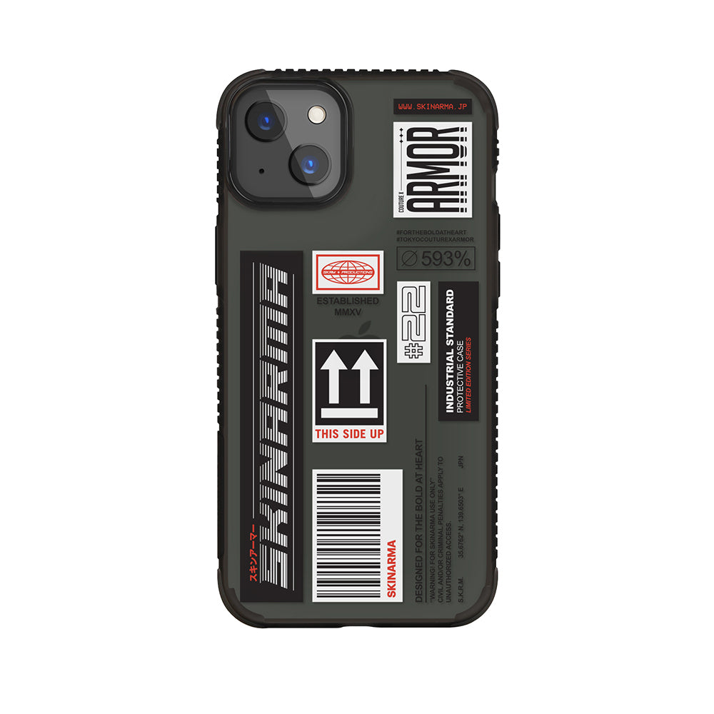 __vg|Füme|0|6972926573859-01|Apple iPhone 13 Kılıf Skinarma Şeffaf Desenli Airbag Tasarımlı Taito Kapak