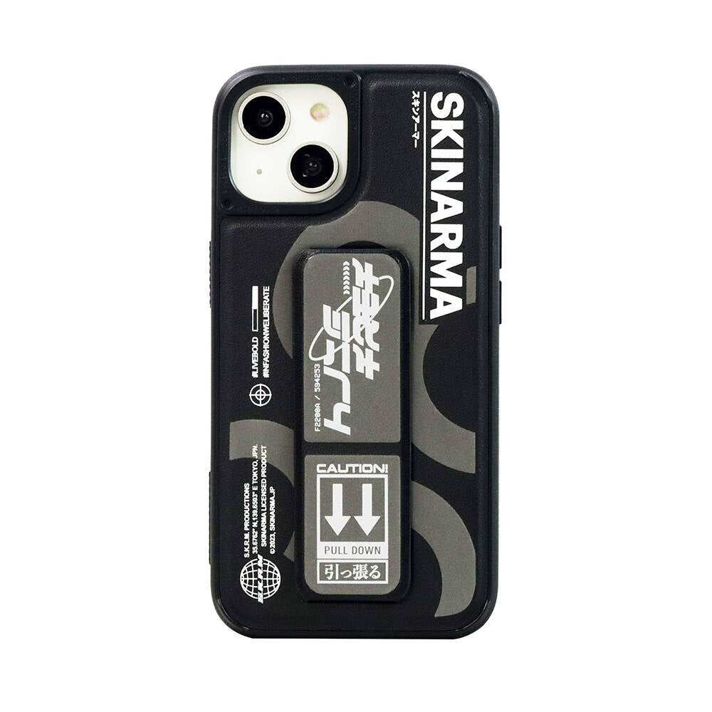__vg|Gri|0|6972926576225-01|Apple iPhone 14 Plus Kılıf SkinArma Standlı Deri Görünümlü Bango Kapak