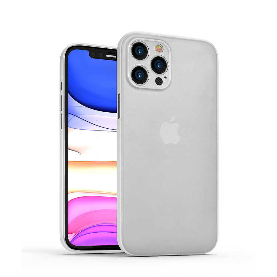 __vg|Beyaz|0|6973218935270-01|Apple iPhone 12 Pro Max Kılıf ​​​​​Wiwu Skin Nano PP Kapak