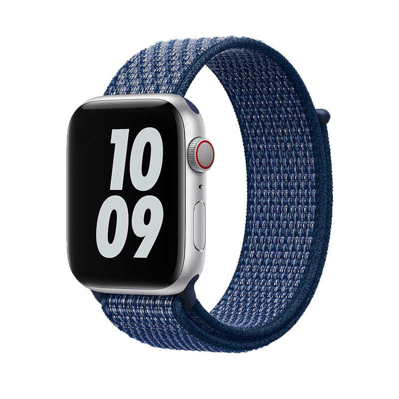 __vg|Mavi|0|6973218937151-01|Apple Watch 38mm Wiwu Sport Loop Hasır Kordon