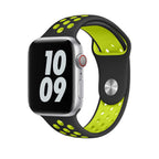 __vg|Siyah-Sarı|0|6973218937212-01|Apple Watch 42mm Wiwu Dual Color Sport Band Silikon Kordon