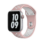 __vg|Pembe-Beyaz|0|6973218937236-01|Apple Watch 40mm Wiwu Dual Color Sport Band Silikon Kordon
