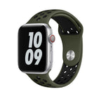 __vg|Yeşil-Siyah|0|6973218937243-01|Apple Watch 40mm Wiwu Dual Color Sport Band Silikon Kordon
