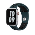 __vg|Mavi-Siyah|0|6973218937250-01|Apple Watch 38mm Wiwu Dual Color Sport Band Silikon Kordon