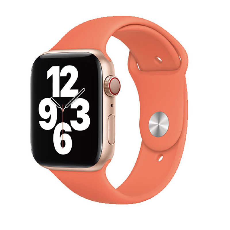 __vg|Turuncu|0|6973218937410-01|Apple Watch 38mm Wiwu Sport Band Silikon Kordon