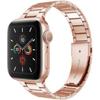 __vg|Gold|0|6973218937656-01|Apple Watch 38mm Wiwu Ultra Thin Steel Belt Three Beads Metal Kordon