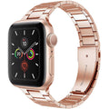 __vg|Gold|0|6973218937694-01|Apple Watch 42mm Wiwu Ultra Thin Steel Belt Three Beads Metal Kordon