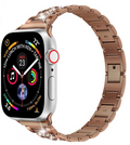__vg|Gold|0|6973218937755-01|Apple Watch 38mm Wiwu Three Beads Set Auger Metal Kordon