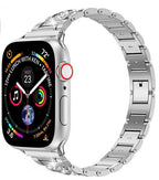__vg|Gümüş|0|6973218937762-01|Apple Watch 38mm Wiwu Three Beads Set Auger Metal Kordon