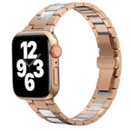 __vg|Beyaz|0|6973218937854-01|Apple Watch 38mm Wiwu Resin Steel Belt Metal Kordon
