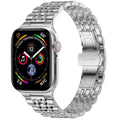 __vg|Gümüş|0|6973218937960-01|Apple Watch 40mm Wiwu Seven Beads Steel Belt Metal Kordon