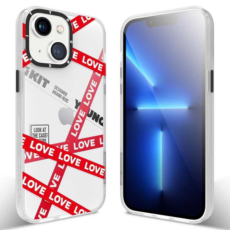 __vg|Beyaz|0|6974750880547-01|Apple iPhone 13 Kılıf YoungKit Holiday Serisi Kapak