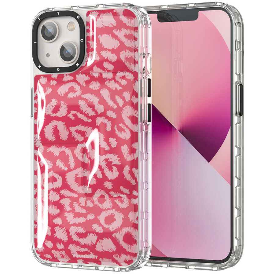 __vg|Pembe|0|6974750883098-01|Apple iPhone 13 Kılıf YoungKit Leopard Article Serisi Kapak
