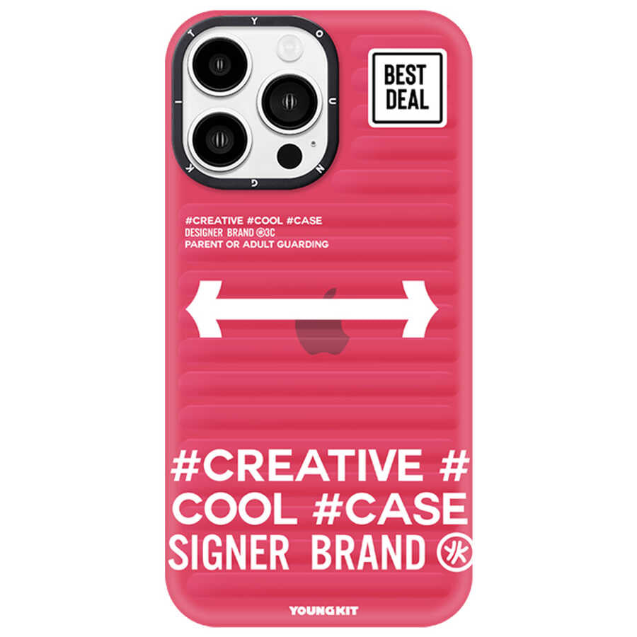 __vg|Pembe|0|6974750883166-01|Apple iPhone 13 Pro Kılıf YoungKit Luggage FireFly Serisi Kapak