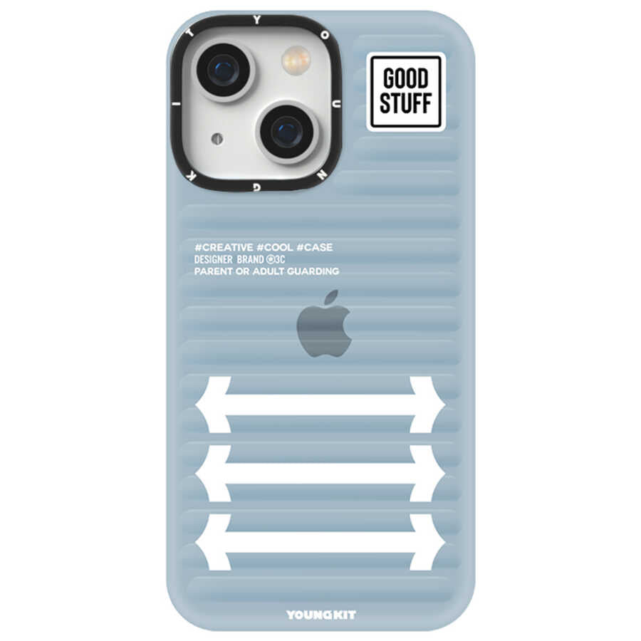 __vg|Mavi Açık|0|6974750883180-01|Apple iPhone 13 Kılıf YoungKit Luggage FireFly Serisi Kapak