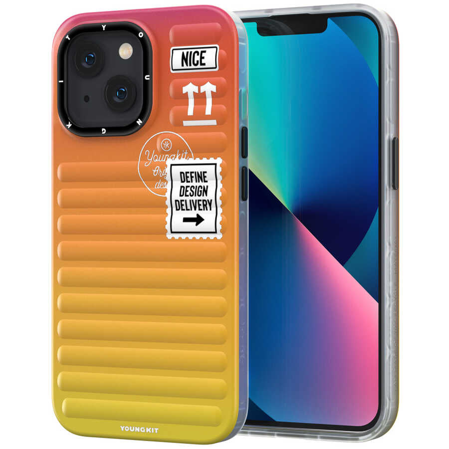 __vg|Turuncu|0|6974750883272-01|Apple iPhone 13 Kılıf YoungKit The Secret Color Serisi Kapak