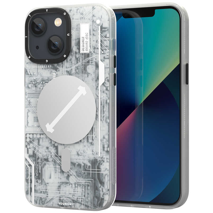 __vg|Beyaz|0|6974750883395-01|Apple iPhone 13 Kılıf YoungKit Technology Serisi Kapak