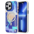 __vg|Mavi|0|6974750885016-01|Apple iPhone 13 Pro Kılıf MagSafe Şarj Özellikli YoungKit Metaverse Serisi Kapak