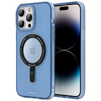__vg|Mavi|0|6974750885542-01|Apple iPhone 14 Pro Max Kılıf MagSafe Şarj Özellikli Youngkit Rock Serisi Kapak