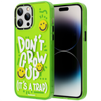__vg|Yeşil|0|6974750888741-01|Apple iPhone 14 Pro Max Kılıf Mutlu Mod Figürlü YoungKit Happy Mood Serisi Kapak